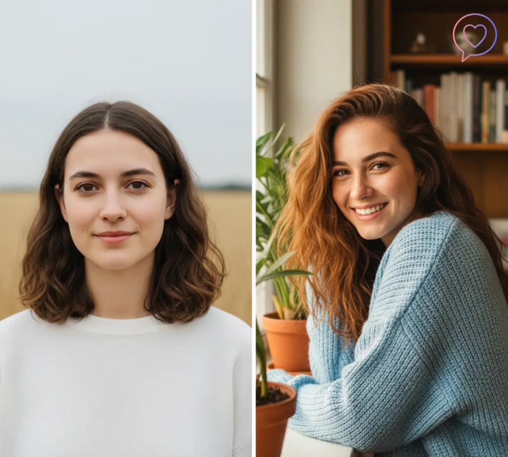 AI Image generated with GirlfriendGPT- Basic vs Detailed Prompt output