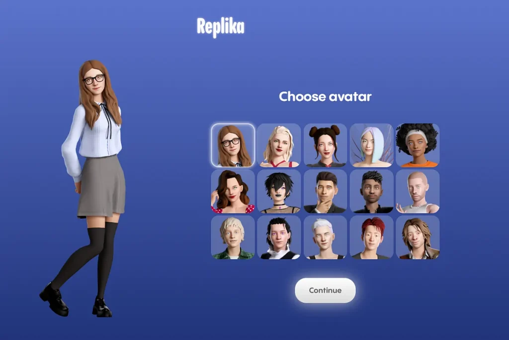 Replika Character Diversity