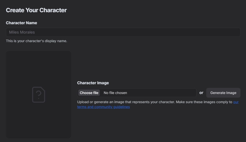 GirlfriendGPT Custom Waifu- Setting Character Name and Image