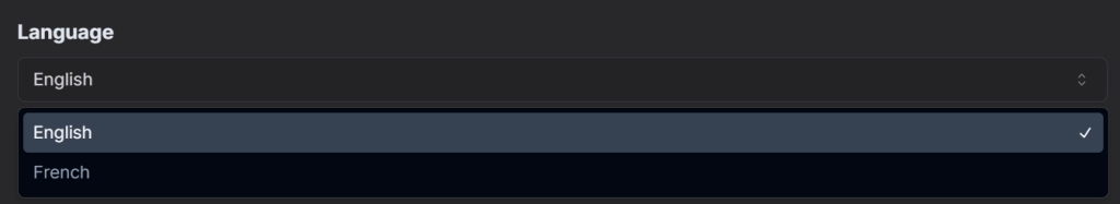 Pick a language for Anime Creation in GirlfriendGPT